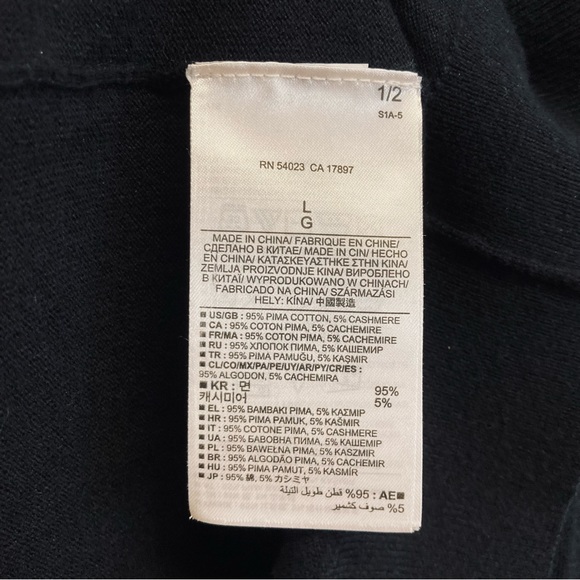 Banana Republic Cotton Cashmere Cardigan Size L - Picture 9 of 10